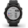 Часы GARMIN FENIX 7S SAPPHIRE SOLAR CARBON GRAY DLC TITANIUM WITH BLACK BAND 11151
