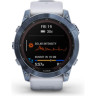 Часы GARMIN FENIX 7X SAPPHIRE SOLAR MINERAL BLUE DLC TITANIUM WITH WHITESTONE BAND 11152